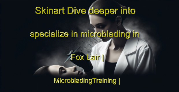 Skinart Dive deeper into specialize in microblading in Fox Lair | MicrobladingTraining | MicrobladingClasses | SkinartTraining-United States